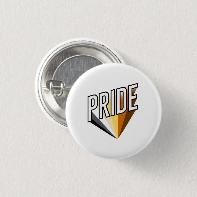 Badge Rond 2,50 Cm Fierté des Ours Explosion (Devant & derrière)