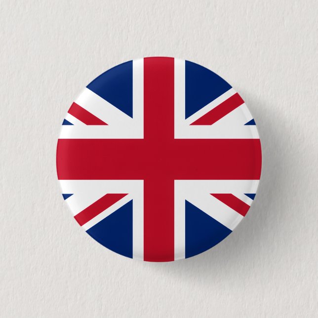 Badge Rond 2,50 Cm Fierté du drapeau britannique (Devant)