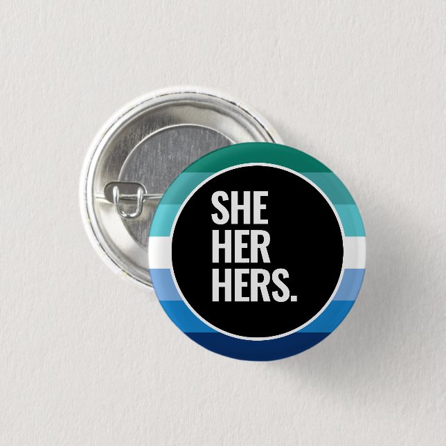 Badge Rond 2,50 Cm Fierté gay masculine (Devant & derrière)
