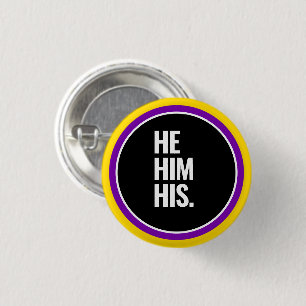Badge Rond 2,50 Cm Fierté intersexe