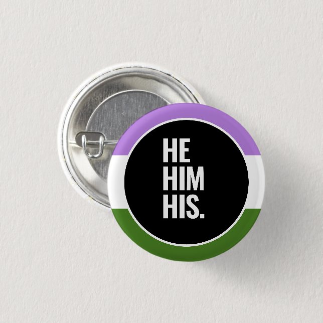 Badge Rond 2,50 Cm Fierté queer (Devant & derrière)