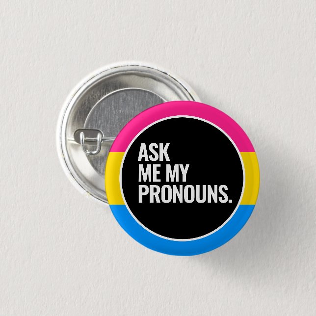 Badge Rond 2,50 Cm Fierté transexuelle (Devant & derrière)