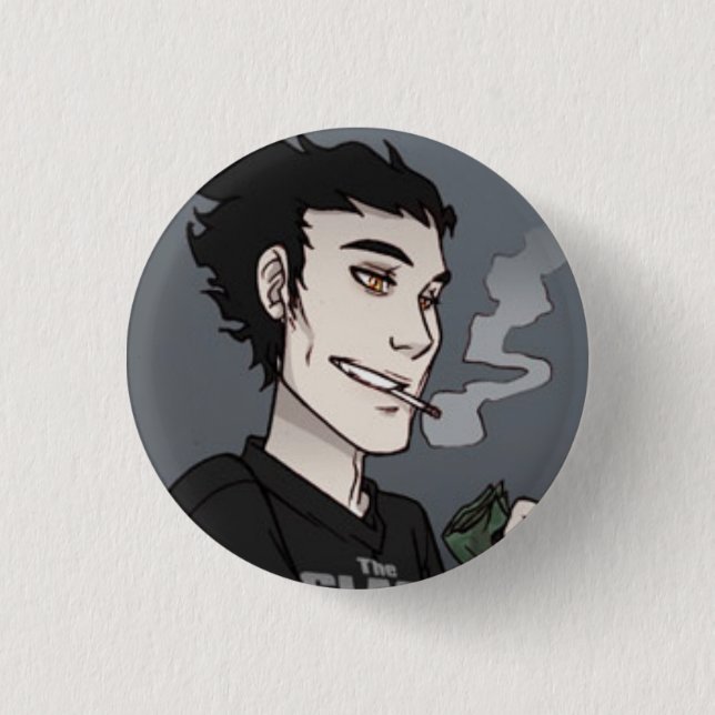 Badge Rond 2,50 Cm FindChaos - Gaki (Devant)