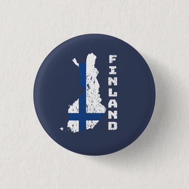 Badge Rond 2,50 Cm Finland   (Devant)