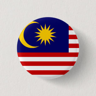 Badge Rond 2,50 Cm Flag malaisien