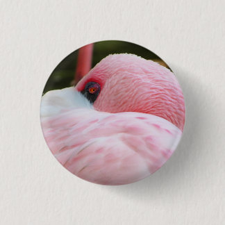 Badge Rond 2,50 Cm Flamant rose