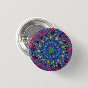 Badge Rond 2,50 Cm Flamme de mer rose personnalisée Boucle rond petit