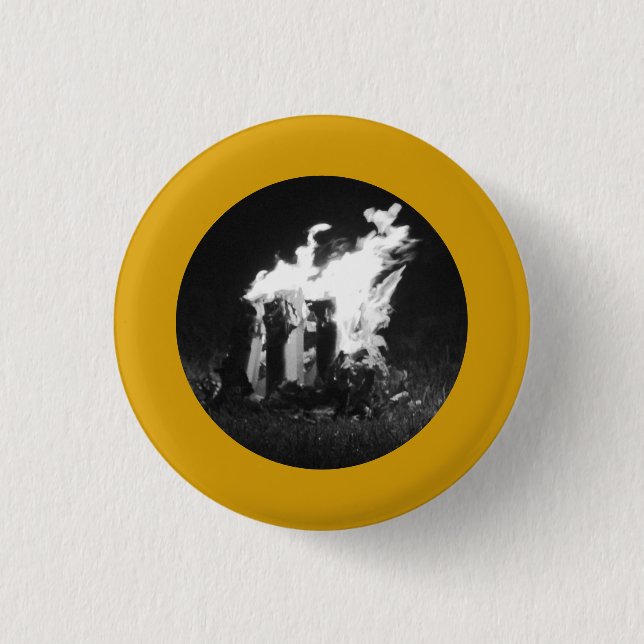 Badge Rond 2,50 Cm flammes (Devant)