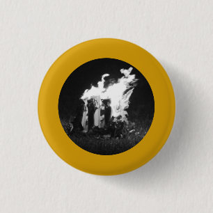 Badge Rond 2,50 Cm flammes