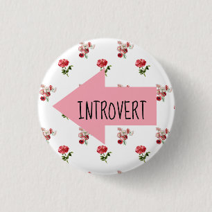 Badge Rond 2,50 Cm Flèche personnalisée de mot avec le bouton de