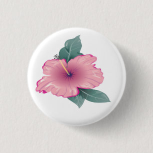 Badge Rond 2,50 Cm Fleur