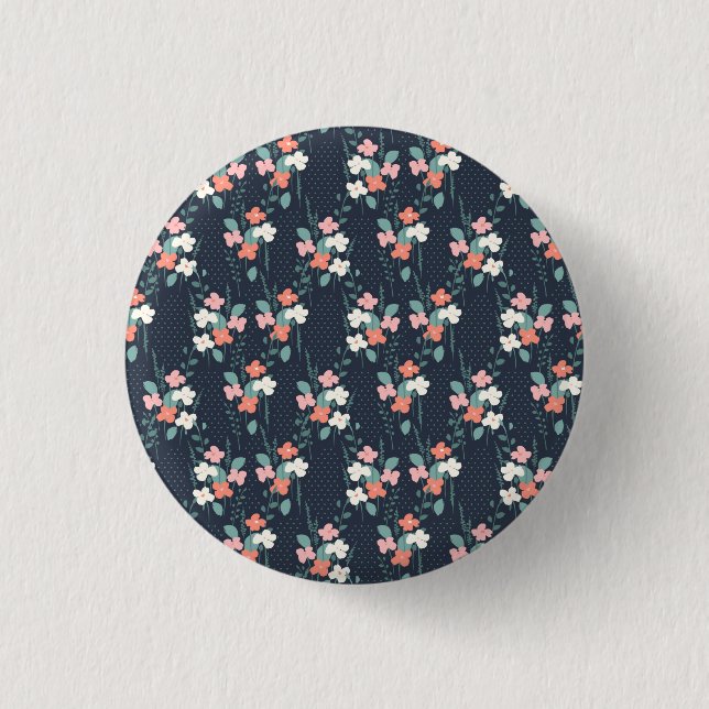 Badge Rond 2,50 Cm Fleur de lune (Devant)