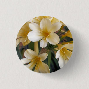 BADGE ROND 2,50 CM FLEURS JAUNES