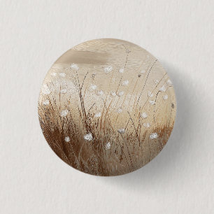Badge Rond 2,50 Cm Fleurs sauvages balayées par le vent #1