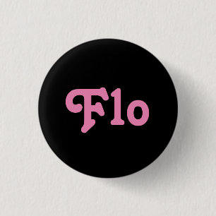 Badge Rond 2,50 Cm Flo bouton