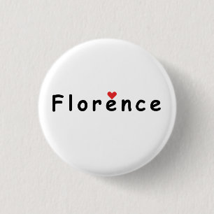Badge Rond 2,50 Cm Florence Italie