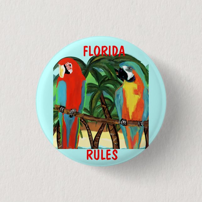 BADGE ROND 2,50 CM FLORIDE (Devant)