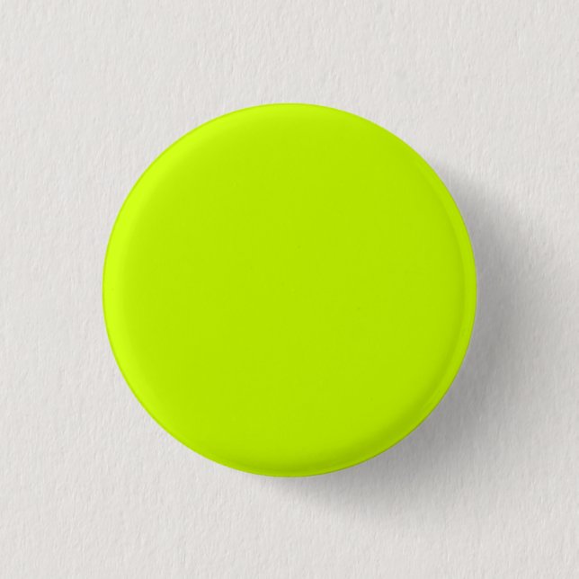 Badge Rond 2,50 Cm Fluorescent jaune simple couleur simple (Devant)