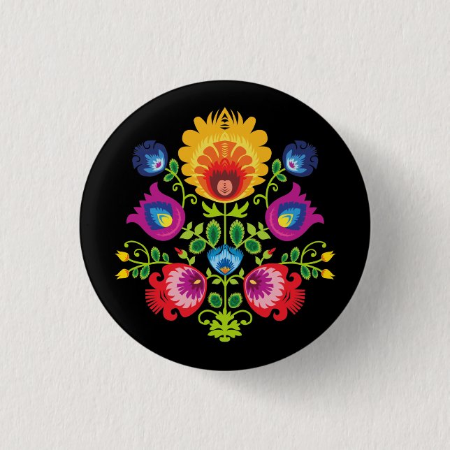 Badge Rond 2,50 Cm Folklore (Devant)