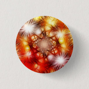 Badge Rond 2,50 Cm Fond d'étoiles de feux d'artifice abstraits