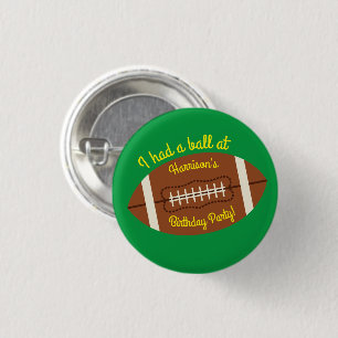 Badge Rond 2,50 Cm Football Sports fête d'anniversaire