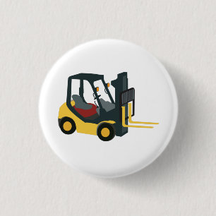 Badge Rond 2,50 Cm Forklift