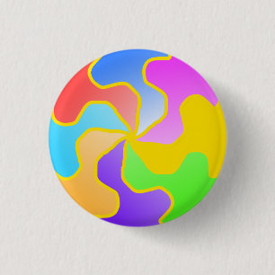 Badge Rond 2,50 Cm Forme de cercle abstrait