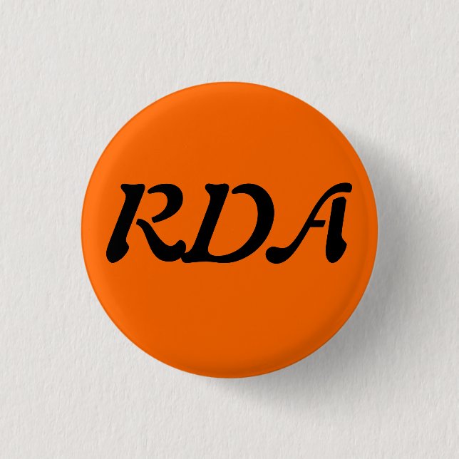 Badge Rond 2,50 Cm Forum de RDA (Devant)