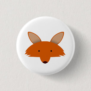 Badge Rond 2,50 Cm Fox