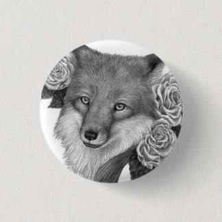 Badge Rond 2,50 Cm Foxflower