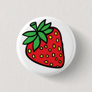 Badge Rond 2,50 Cm fraise