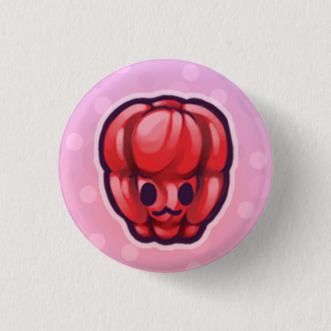 Badge Rond 2,50 Cm Framboise : 3 (Devant)