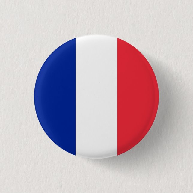 Badge Rond 2,50 Cm France (French) Flag (Devant)