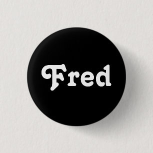 Badge Rond 2,50 Cm Fred bouton