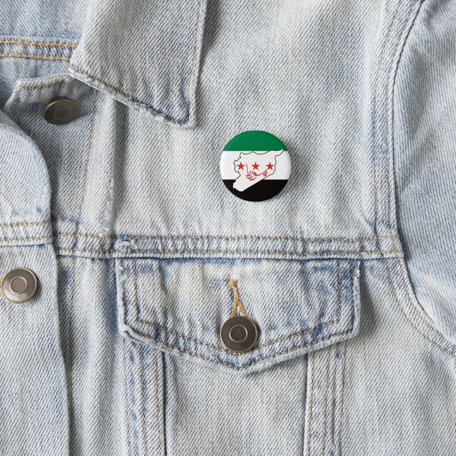 Badge Rond 2,50 Cm Free Syrie Ce n'est pas en Syrie (En situation)