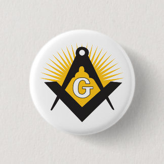 Badge Rond 2,50 Cm Freemasonry symbol