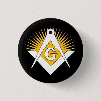 Badge Rond 2,50 Cm Freemasonry symbol
