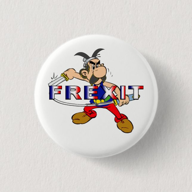 Badge Rond 2,50 Cm frexit (Devant)
