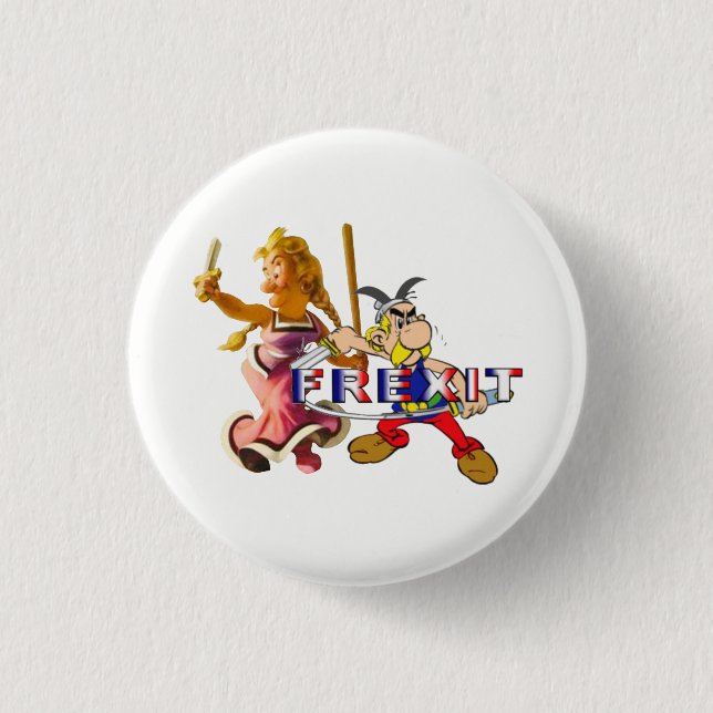 Badge Rond 2,50 Cm frexit (Devant)