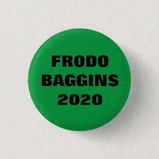 Badge Rond 2,50 Cm Frodo Baggins, président