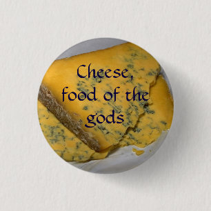 Badge Rond 2,50 Cm Fromage, nourriture des dieux