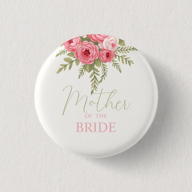 Badge Rond 2,50 Cm Fuchsia Dream (Devant)