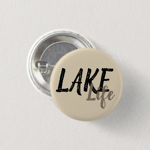 Badge Rond 2,50 Cm fun LAKE LIFE