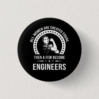 Badge Rond 2,50 Cm Funny Engineer For All Women