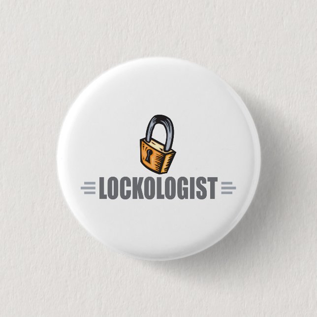 Badge Rond 2,50 Cm Funny Locksmith (Devant)