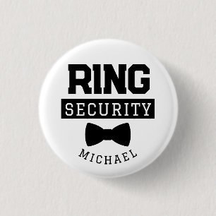 Badge Rond 2,50 Cm Funny Ring Sécurité Mariage Favor Enfant