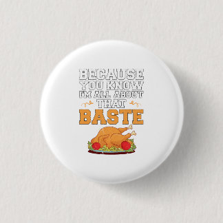 Badge Rond 2,50 Cm Funny Thanksgiving Quota Turkey Day Pun Kitchen