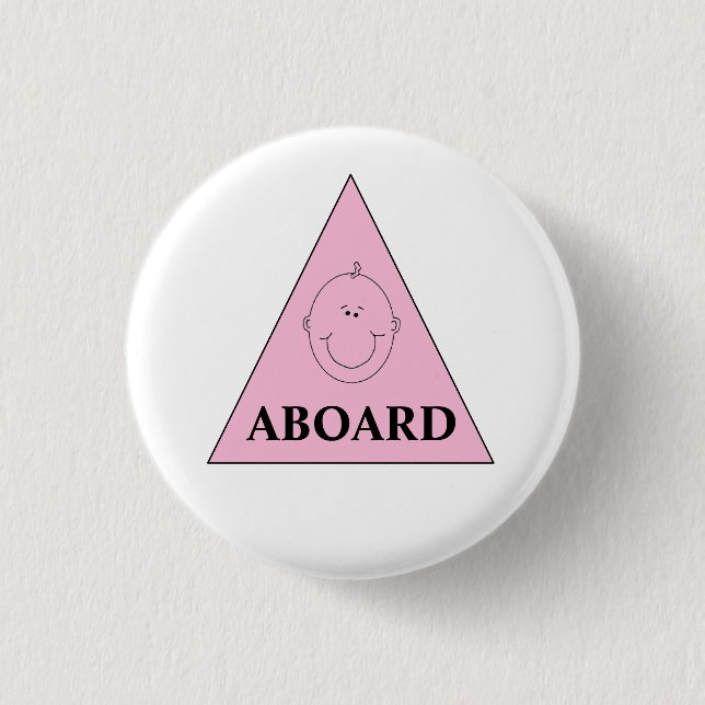 Badge Rond 2,50 Cm Futur Annonce Bébé (Devant)