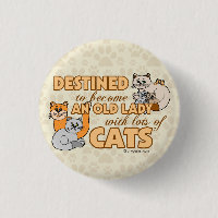 Futur Crazy Chat Lady Drôle Dire Design