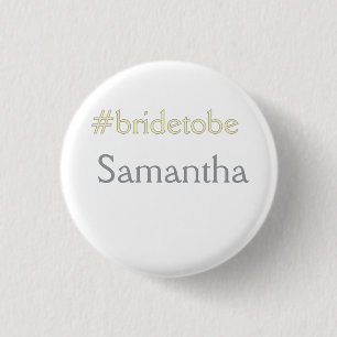 Badge Rond 2,50 Cm futur mariée hashtag enterrement de vie de jeune f